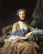 PERRONNEAU, Jean-Baptiste Madame de Sorquainville af Norge oil painting reproduction